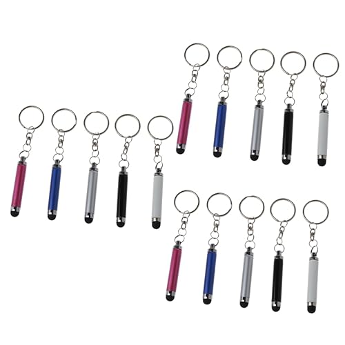 Hoement 3er-Set Eingabestifte Für Touchscreens Tragbarer Schlüsselanhänger-Stil Kleiner Eingabestift Matte Textur Nicht Für Telefon-Tablets 5 Stück * 3 von Hoement