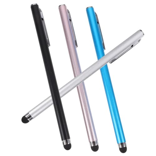 Hoement 4 Stück Kapazitiver Stift Stylus Stift Tragbarer Bildschirmstift Bildschirm Touch Stifte Praktische Bildschirmstifte Tablet Schreibstift Tablet Präzisionsstift von Hoement