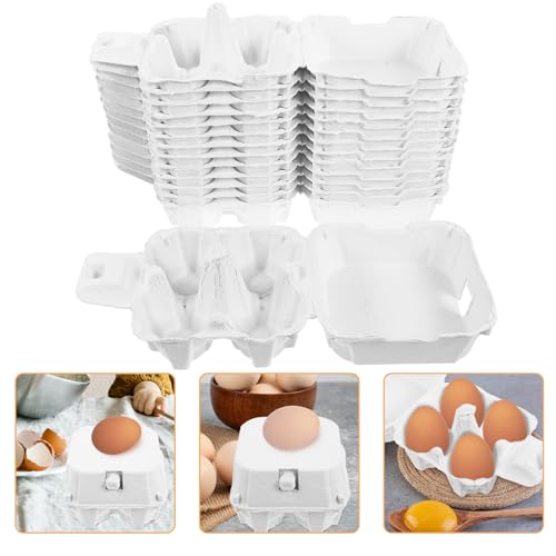 Hoement 50 Stück Eierkarton Kartons Pappe Kartons 6 Eierwagen Behälter Ostereikarton Eierhalter Für Kühlschrank Kartons Eierschalen Behälter Für Enteneier Eierhalter Mit Deckel Zellstoff Hoement 50 Stück Eierkarton Kartons Pappe Kartons 6 Eierwagen Behälter Ostereikarton Eierhalter Für Kühlschrank Kartons Eierschalen Behälter Für Enteneier Eierhalter Mit Deckel Zellstoff von Hoement