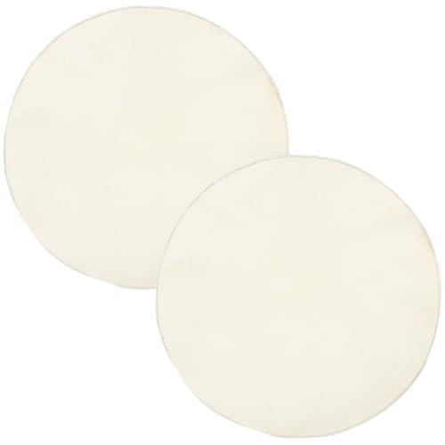Hoement Handgefertigte Trommelfelle aus Ziegenhaut 40 cm runde Trommelfelle Trommel-Ersatzteile für Percussion Hoement Handgefertigte Trommelfelle aus Ziegenhaut 40 cm runde Trommelfelle Trommel-Ersatzteile für Percussion von Hoement