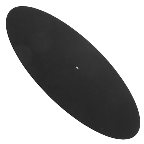 Hoement Schallplattenmatte Schallplattenspielermatte Schallplattenschutzpolster Schallplattenspielerkissen Strapazierfähiges Schallplattenpolster Aus Vinyl Musikzubehör von Hoement
