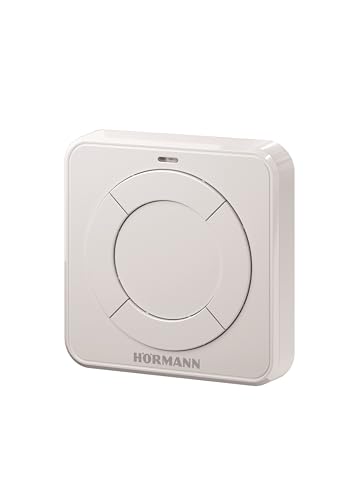 Hörmann Funk-Innentaster FIT 4 BS (Vier Tastenfunktionen, Weiß, intuitive Bedienung, Fernbedienung, Smart Home) 4511822 von Hörmann