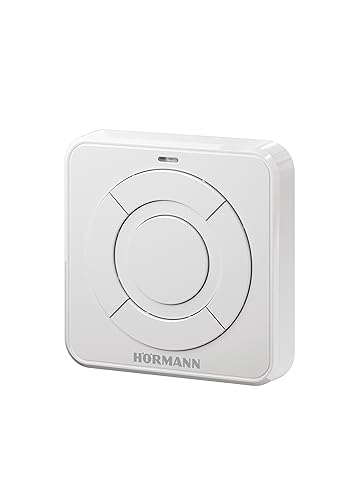 Hörmann Funk-Innentaster FIT 5 868-BS weiß 26Spr (Vier Tastenfunktionen + Abfragetaste, Weiß, intuitive Bedienung, Fernbedienung, Smart Home) 4556698 von Hörmann