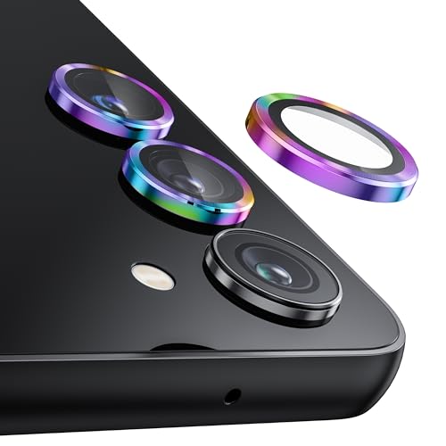 Hoerrye Kameraschutz für Samsung Galaxy S23 23p Kamera Objektivschutz, Ultra-HD 9H gehärtetes Glas linsenschutz, Anti-Kratzen, Space Titanium Militärqualität Fallschutz Colorful Hoerrye Kameraschutz für Samsung Galaxy S23 23p Kamera Objektivschutz, Ultra-HD 9H gehärtetes Glas linsenschutz, Anti-Kratzen, Space Titanium Militärqualität Fallschutz Colorful von Hoerrye