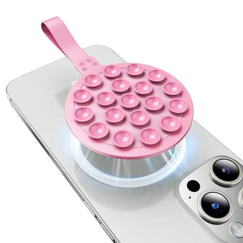 Hoerrye Silikon-Saugnäpfe für Alle Handy-Modelle,MagSafe Saugnapf,Kompatibel mit iPhone 15/14/13 Und Android Samsung Galaxy S24/S23/A55/A15/A35,Anti-Rutsch-Handyhalter für Selfies und Videos -Pink Hoerrye Silikon-Saugnäpfe für Alle Handy-Modelle,MagSafe Saugnapf,Kompatibel mit iPhone 15/14/13 Und Android Samsung Galaxy S24/S23/A55/A15/A35,Anti-Rutsch-Handyhalter für Selfies und Videos -Pink von Hoerrye