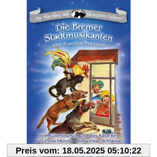 Die Bremer Stadtmusikanten+5 Märchen [Musikkassette] von Hörspiel