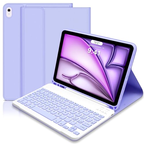 Hofsos iPad Air 11" Tastatur (M2 2024/M3 2025), iPad Air 5/4 10,9", abnehmbare Bluetooth-Tastatur, Hülle mit Stifthalter für Pro 11", von Hofsos