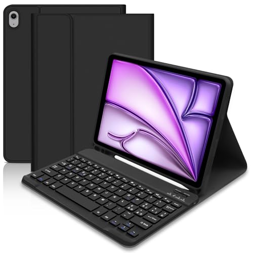 Hofsos Tastaturhülle für iPad Air 11 Zoll M2 2024, Bluetooth-Tastatur mit Stifthalterung und Schutzhülle Hofsos Tastaturhülle für iPad Air 11 Zoll M2 2024, Bluetooth-Tastatur mit Stifthalterung und Schutzhülle von Hofsos
