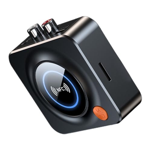 Hogvinnatil Auto -Musik -Player, Radio -Musikadapter für Auto, MP3 -Player, Deep Bass Sound Audioempfänger für Handfree -Ruf -Support -Kopfhörer -Lautsprecher von Hogvinnatil