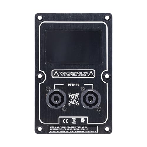 Hogvinnatil Lautsprecher Kabelbrett, Bühnenlautsprecher Kabelpanel | Double 4-Core Socket Kabelboard,Audioverstärker -Sockel von Aluminiumlegierung, akustische Komponente für Kabel Hogvinnatil Lautsprecher Kabelbrett, Bühnenlautsprecher Kabelpanel | Double 4-Core Socket Kabelboard,Audioverstärker -Sockel von Aluminiumlegierung, akustische Komponente für Kabel von Hogvinnatil
