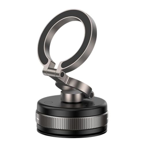 Hogvinnatil Magnetischer Telefonhalter für Auto, Magnetischer Telefonhalter - 360 Grad Rotatable Smartphone Cradle,Starke Grip Faltbare stilvolle Telefonhalter GPS -Klammer für Fahrt Taxi Taxi Reise von Hogvinnatil