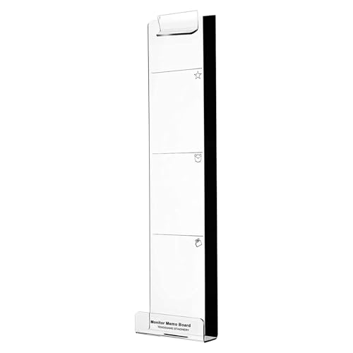 Hogvinnatil Monitor Klebezettelhalter - Acryl Bildschirm Haftnotizenhalter für PC - Transparente Klebefolie Schreibtischorganizer Für Bildschirmmitteilungen Für Büro & Zuhause Hogvinnatil Monitor Klebezettelhalter - Acryl Bildschirm Haftnotizenhalter für PC - Transparente Klebefolie Schreibtischorganizer Für Bildschirmmitteilungen Für Büro & Zuhause von Hogvinnatil