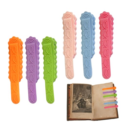 Hogvinnatil Nette Lesezeichen, automatisches Lesezeichen Silicone | Cat Paw Book Marker zum Lesen | 6x Silicon -Seitenhalter -Clip für Buchliebhaber, niedliche -Lesezeichen Lesen Accessoires Hogvinnatil Nette Lesezeichen, automatisches Lesezeichen Silicone | Cat Paw Book Marker zum Lesen | 6x Silicon -Seitenhalter -Clip für Buchliebhaber, niedliche -Lesezeichen Lesen Accessoires von Hogvinnatil