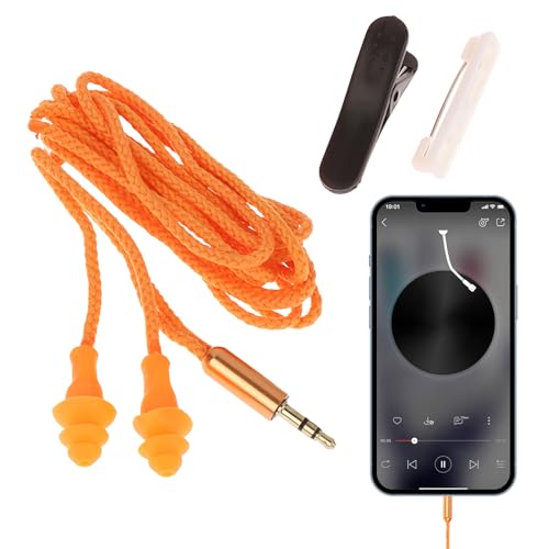 Hogvinnatil Ohrstöpsel-Ohrhörer,Bauarbeiter-Ohrhörer - Multifunktionale Ohrstöpsel-Kopfhörer, Kopfhörer mit Geräuschunterdrückung,Leichte Noise-Cancelling-Headset-Plugphone-Ohrhörer für Laute Orte Hogvinnatil Ohrstöpsel-Ohrhörer,Bauarbeiter-Ohrhörer - Multifunktionale Ohrstöpsel-Kopfhörer, Kopfhörer mit Geräuschunterdrückung,Leichte Noise-Cancelling-Headset-Plugphone-Ohrhörer für Laute Orte von Hogvinnatil