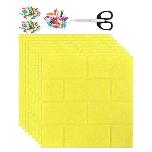 Hogvinnatil Wand Pinnwand - Filz-Haftende Pinnwände Für Die Wand | Multifunktionale Selbstklebende Dekoration Für Post, Kalender, Notizen & Bilder von Hogvinnatil