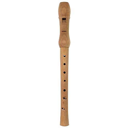 HOHNER Blockflöte C-Sopran, Musica Line, barock, zweiteilig Birnbaum hell: In transparenter Steckhülle von Hohner