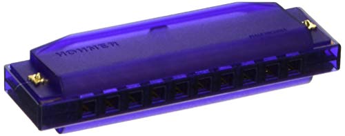 HOHNER Klare, bunte transparente Mundharmonika, Violett von Hohner