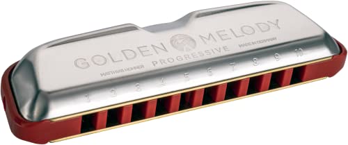 HOHNER Mundharmonika, Golden Melody Progressive, F HOHNER Mundharmonika, Golden Melody Progressive, F von Hohner