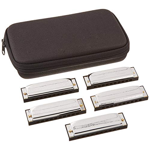 HOHNER Mundharmonika, Special 20 Progressive, C/D/E/G/A, 5er Pack von Hohner