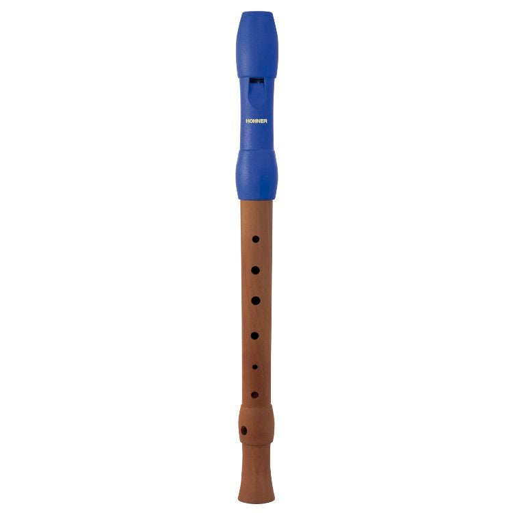 Hohner B95852 Alegra 2-teilige Sopranblockflöte, Deutsche Griffweise, blau von Hohner
