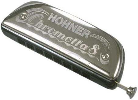 Hohner Chrometta – Mundharmonika 8 CHROMATIQUE – Ideal POUR LE Classique, Jazz, Blues. von Hohner
