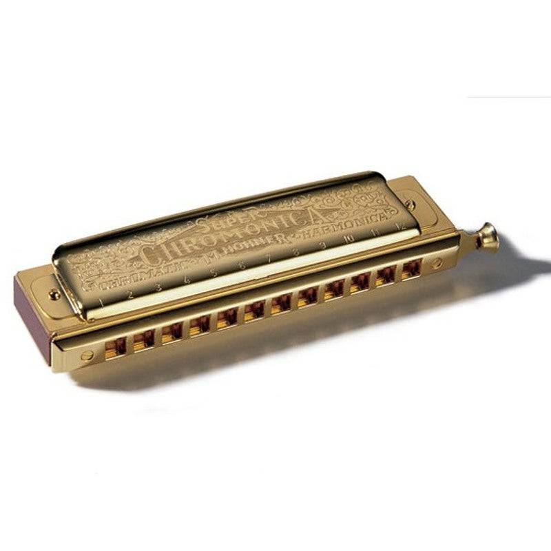 Hohner Chromonica 48/270 Gold chromatische Mundharmonika (Tonart C) von Hohner