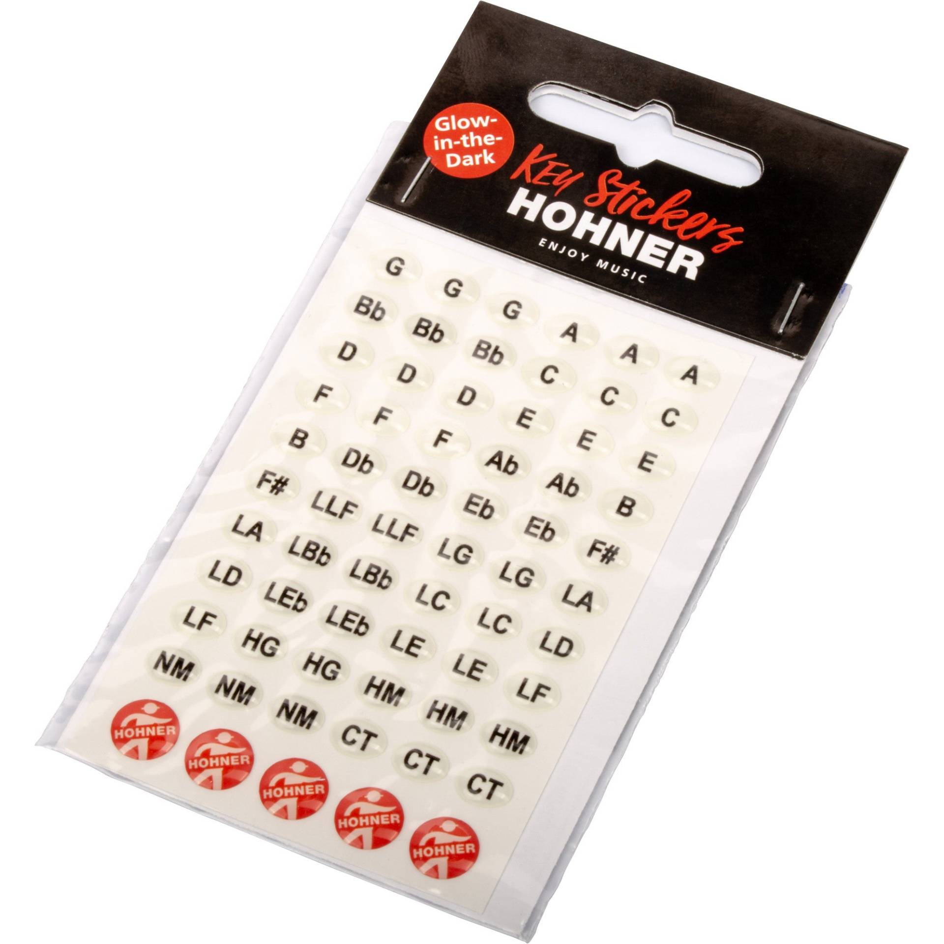 Hohner Glow In The Dark Harmonica Note Stickers Hohner Glow In The Dark Harmonica Note Stickers von Hohner