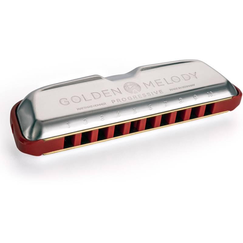 Hohner Golden Melody Progressive F Diatonic Harmonica von Hohner