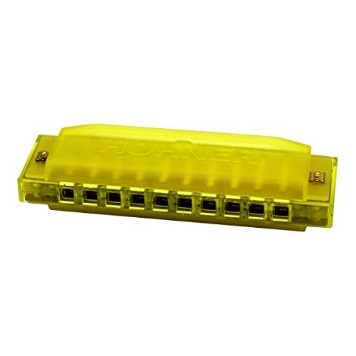 Hohner Happy Color Harp gelb C-Dur Mundharmonika von Hohner
