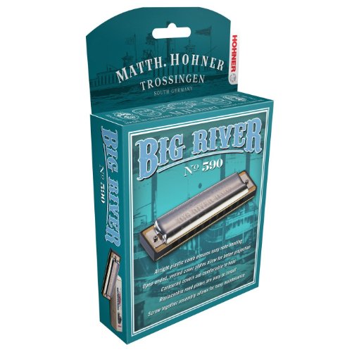 Hohner 590BX Big River Mundharmonika, Tonart F Sharp von Hohner