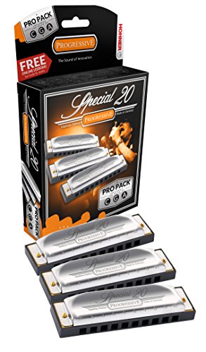 Hohner Pro Pack Spezial 20 Pack mit 3 Mundharmonika a/c/g von Hohner