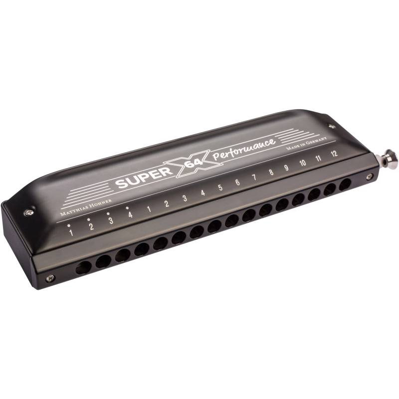 Hohner Super 64X Performance Chromatic Harmonica with Pouch von Hohner