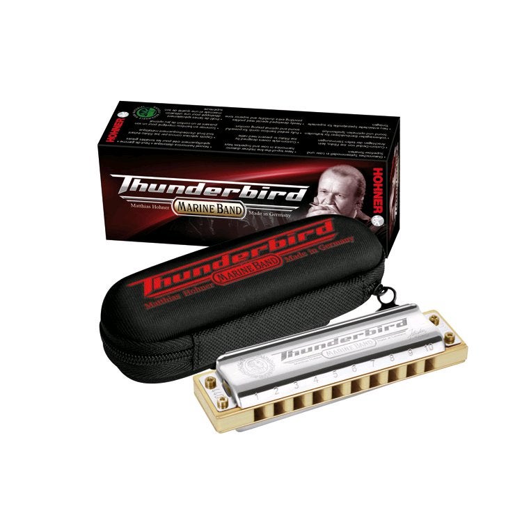 Hohner Thunderbird Marine Band Low F Mundharmonika von Hohner