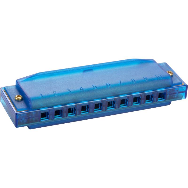 Hohner Translucent Harp C Diatonic Harmonica (Blue) von Hohner