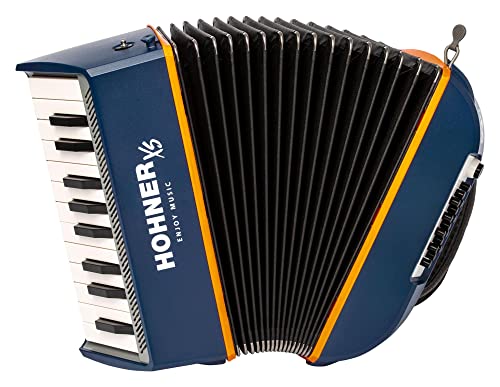 Hohner XS Kinder-Akkordeon blau-orange von Hohner