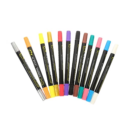 Hohopeti 12 Stück Grober Marker Auf Wasserbasis Malstifte Zeichenmarker Aquarell Stift Kunst Tragbare Farbstifte Multifunktionsfarbe Markierungsstifte Für Den Haushalt Plastik von Hohopeti