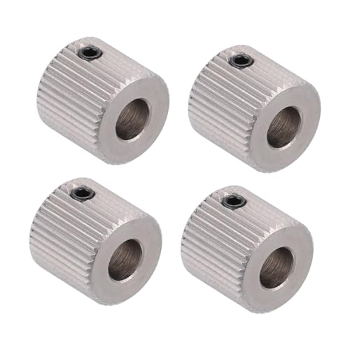 Hohopeti 3d-drucker-extruderrad 40 Zähne 5 Mm Innendurchmesser Stabiler Edelstahl 4 Stück von Hohopeti