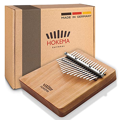 Hokema Kalimba B17 C-Dur - Das Original handgefertigt in Deutschland - Daumenklavier - Leicht zu lernendes Musikinstrument - Perfekt für Einsteiger - Fingerklavier gleichermaßen für Kinder und Profis von Hokema Kalimbas