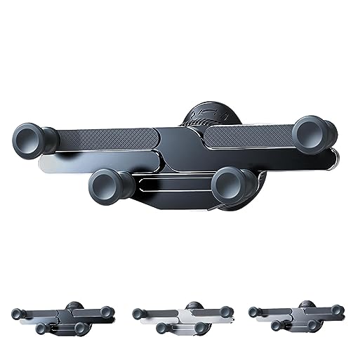 Hokuto Schwanhaus Autotelefonhalter, 360° Unsichtbarer Drehbarer Autotelefonhalter Für Armaturenbretter Und Lüftungsschlitze (Black) von HOKUTO