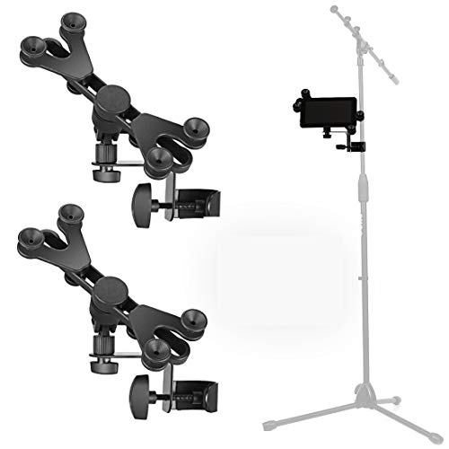 2 Stück - Hola! Music HM-MTH Mikrofon Notenständer Tablet/Smartphone Halterung Halterung - Passend für Geräte von 6 bis 15 Zoll 2 Stück - Hola! Music HM-MTH Mikrofon Notenständer Tablet/Smartphone Halterung Halterung - Passend für Geräte von 6 bis 15 Zoll von Hola! Music