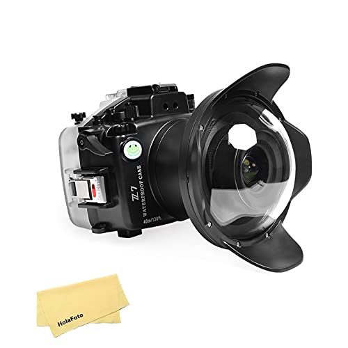 Seafrogs [40M/130Fuß] Unterwasserkamera Gehäuse Wasserdichtes Gehäuse Für Nikon Z7, Kompatibel Mit Nikon Z6, W/ 6 Zoll Kuppel Port Kit von HolaFoto