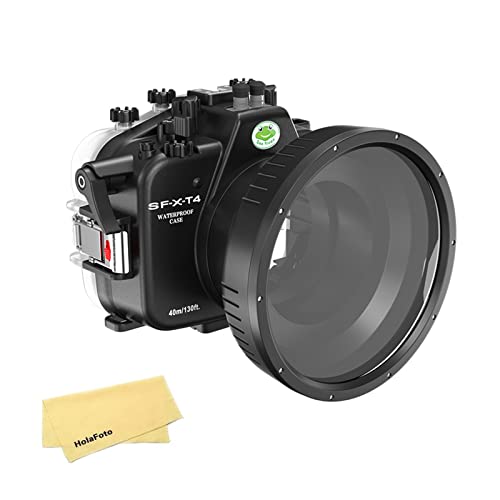 Seafrogs Unterwassergehäuse für X-T4 [40M/130Ft] Wasserdichter Tauchkoffer für Xt4 Xc16-50Mm /18-55Mm von HolaFoto