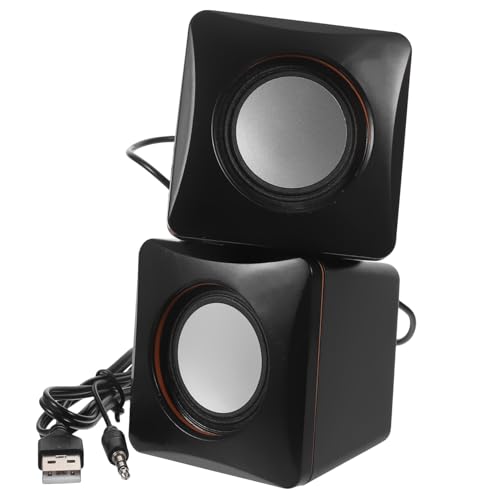 Holibanna 1 Paar Mini -Sprecher Schreibtisch Kabelsprecher verdrahtet Eingang tragbar Computer-Audiolautsprecher Desktop-Lautsprecher Mini-USB-Computerlautsprecher Kupfer Holibanna 1 Paar Mini -Sprecher Schreibtisch Kabelsprecher verdrahtet Eingang tragbar Computer-Audiolautsprecher Desktop-Lautsprecher Mini-USB-Computerlautsprecher Kupfer von Holibanna