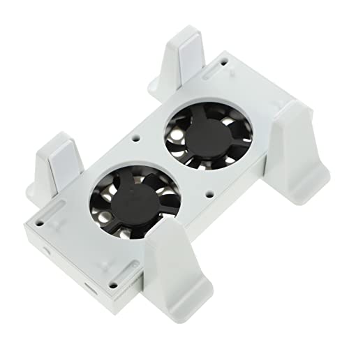 Holibanna 1 Satz Kühlung Fangemeinde Kühlventilatoren Kühlgebläse-Rack Kühlerhalterung oszillierender Lüfter Luft Lüfterständer-Kit Kühlgebläse vertikaler Ständer Abs Weiß von Holibanna
