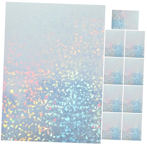 Holibanna 10Blätter Holografisches Bedruckbares Wasserdichtes Vinyl für Tintenstrahldrucker Selbstklebende für DIY Projekte und Bürobedarf für Kreative Holibanna 10Blätter Holografisches Bedruckbares Wasserdichtes Vinyl für Tintenstrahldrucker Selbstklebende für DIY Projekte und Bürobedarf für Kreative von Holibanna
