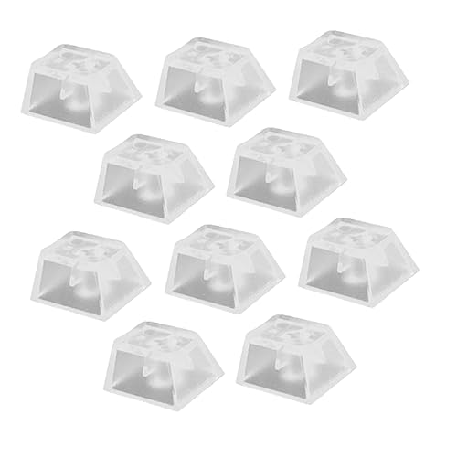 Holibanna 10Stücke Transparente Keycaps für Mechanische Tastaturen Teiliges Nicht Gedruckt Kompatibel für Gamer Tastatur Enthusiasten Höhe Einfache Installation von Holibanna