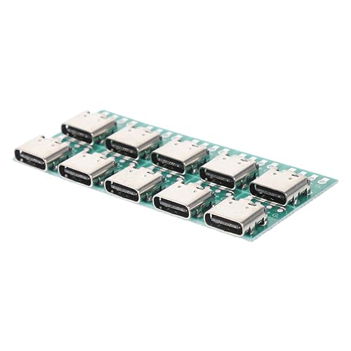Holibanna 10Stücke USB C Steckerplatine DIY USB C Weiblicher Adapter mit PCB Langlebig Stabil für Vielseitige Datenübertragungen Kompatibel mit Verschiedenen Geräten Holibanna 10Stücke USB C Steckerplatine DIY USB C Weiblicher Adapter mit PCB Langlebig Stabil für Vielseitige Datenübertragungen Kompatibel mit Verschiedenen Geräten von Holibanna