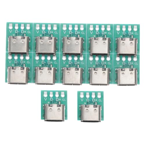 Holibanna 12 Teilige Platinenerweiterung 1 Typ C DIY 31 Adapter Alle Kabel Laptop Aufladung USB C USB 31 Typ C Stecker 1 Auf 3 Konverterbuchse Lüfter Splitter Platine von Holibanna