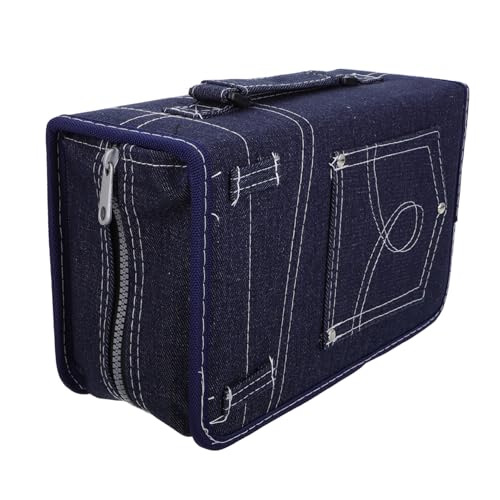 Holibanna 128 Aufbewahrungstasche für Denim-Scheiben DVD-Hüllen-Organizer DVD-Aufbewahrungsbox DVD-Versandkartons CD -Organisator DVD-Aufbewahrungstaschen DVD-Speicher Nylon Holibanna 128 Aufbewahrungstasche für Denim-Scheiben DVD-Hüllen-Organizer DVD-Aufbewahrungsbox DVD-Versandkartons CD -Organisator DVD-Aufbewahrungstaschen DVD-Speicher Nylon von Holibanna