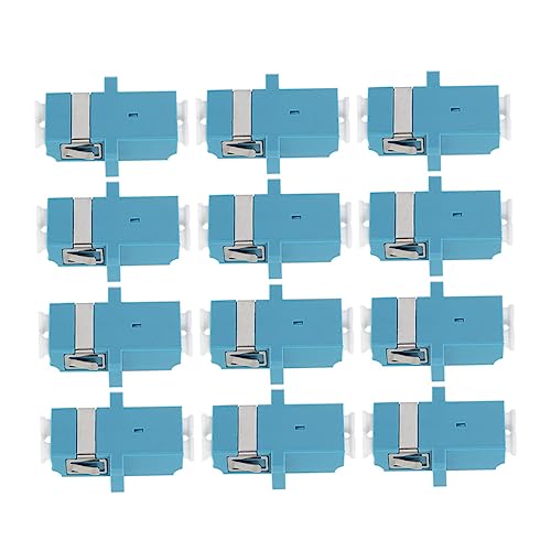 Holibanna 12Stücke Glasfaseradapter Flanschadapter für Zuverlässige Verbindung Faserzugriffsnetzwerken Hohe Stabilität Niedrigem Einfügungsverlust von Holibanna